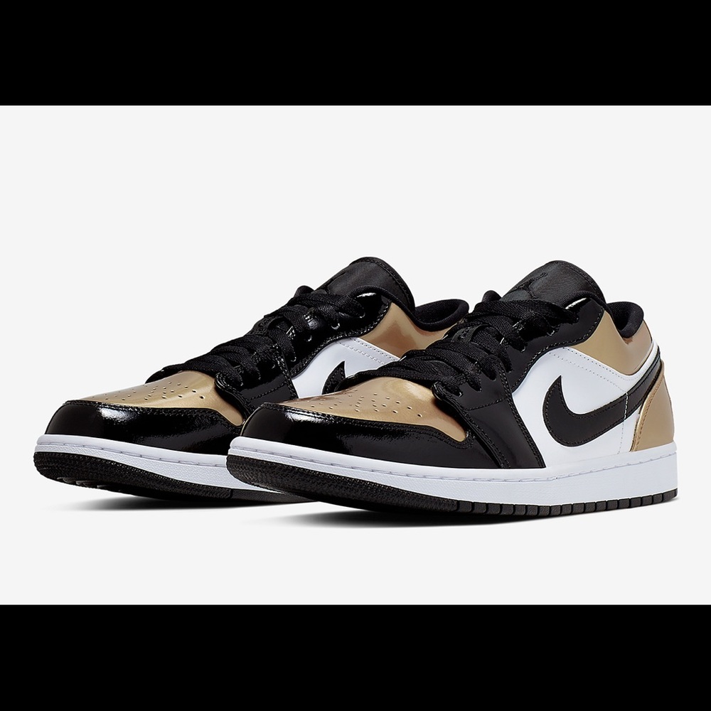 JORDAN 1 lows gold toe
